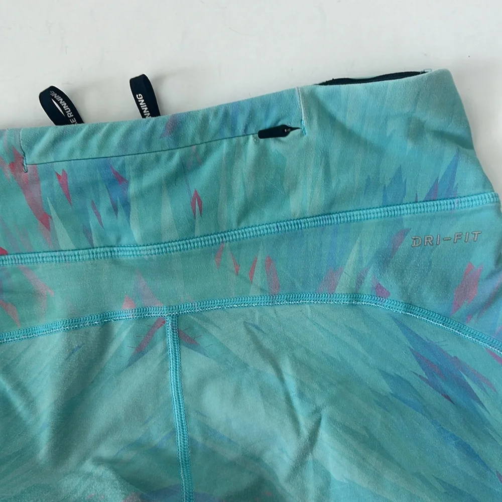 Nike Dri Fit Teal Athletic Leggings Size Small - Picture 10 of 12